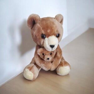 Vintage‎ Dankin Teddy Bear Stuffed Animal Plush Hugging Small Bear Toy